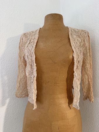 Veste dentelle H&M Beige. Été, soirée, mariage, fête!