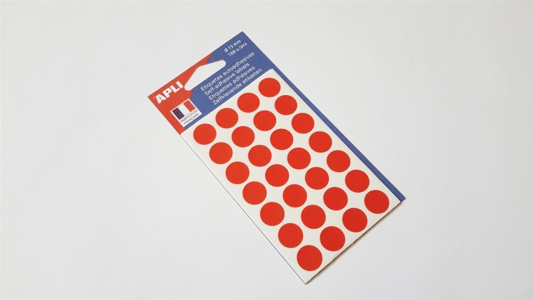Sticker: Markierungspunkte, rot, 15mm, 168 Stück – Nuovo e nell'imballaggio originale da St. Gallen venduto da cointec 1