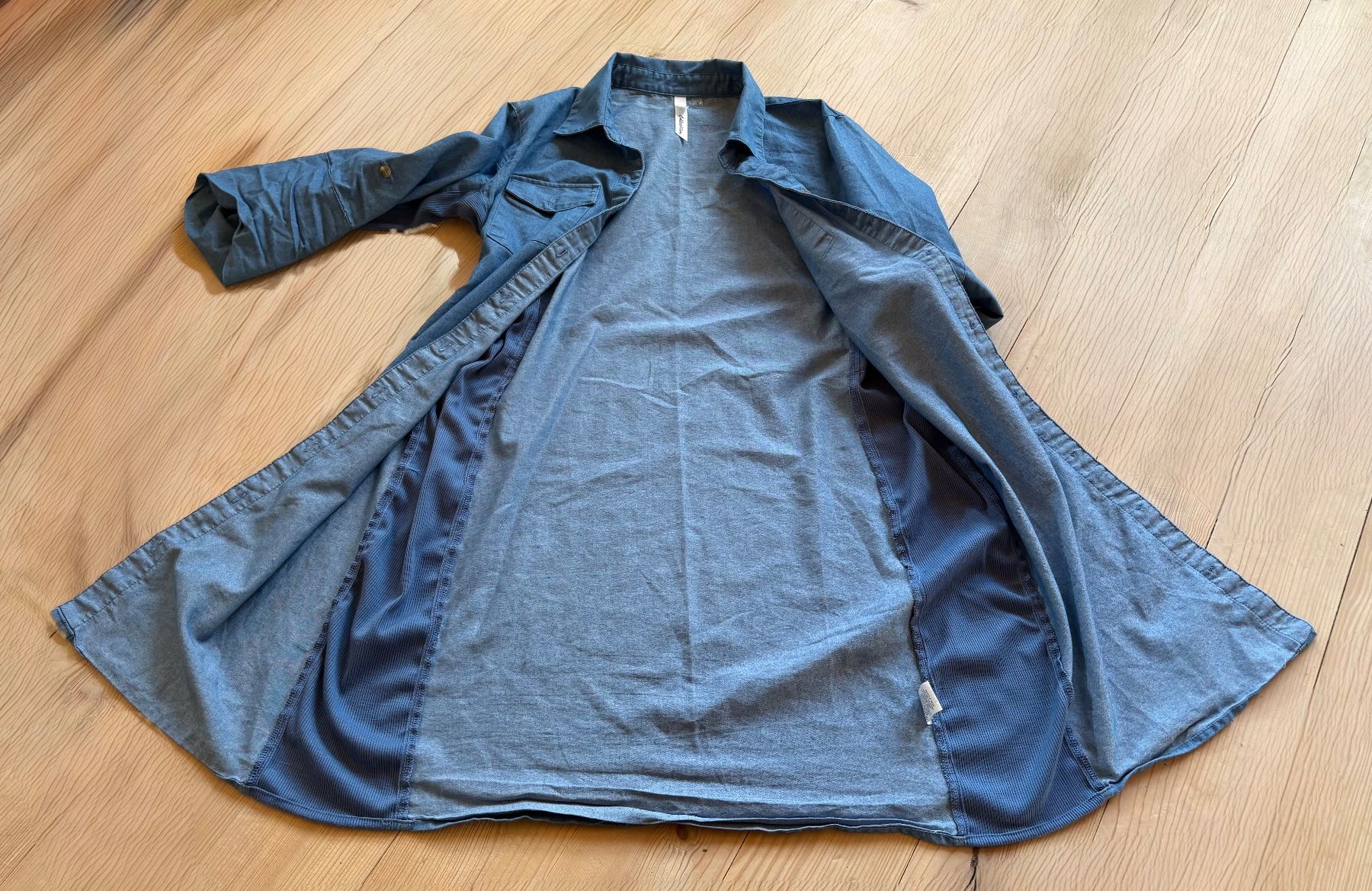 Robes: Kleid/Blusenkleid/ Hemdkleid Jeans mit Einsatz,Gr.S – Neuf (Voir description) à Siblingen par Vany_McDougall 3