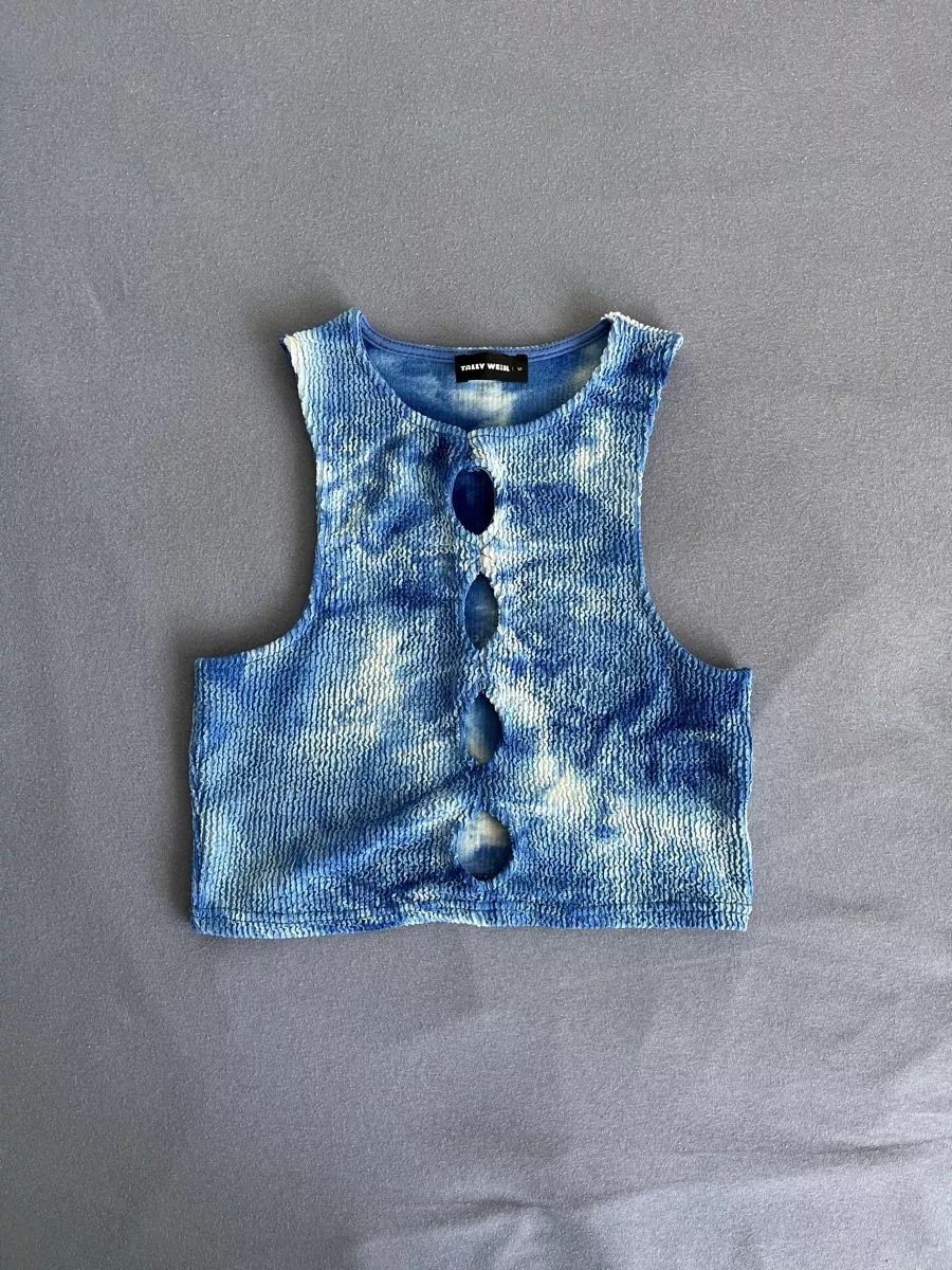 Tally Weijl Top: Haut bleu – Nuovo (secondo la descrizione) da Genève venduto da giulia_almnn