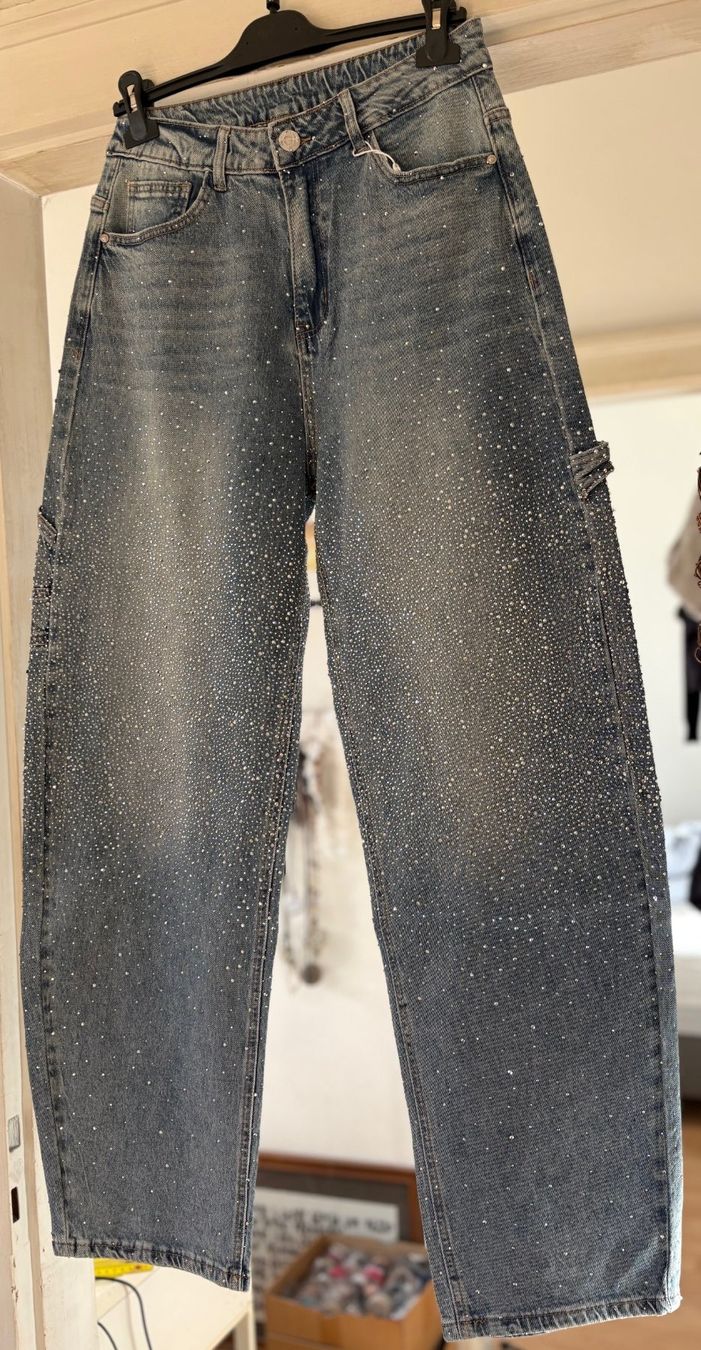 Jeans: JEANS BALOON AVEC STRASS! M – Nuovo e nell'imballaggio originale da Locarno venduto da NicoNion 1