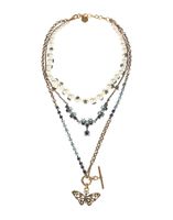 Orig. DIOR Teddy-D Collier Antique-Gold-Finish NP 1'300.--