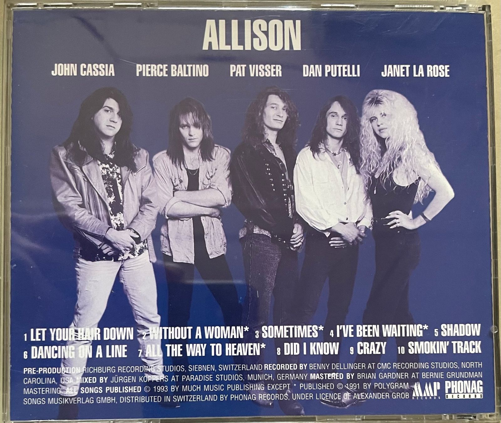 CD: Allison - One – Usato da Brunnen venduto da Barfly5 1