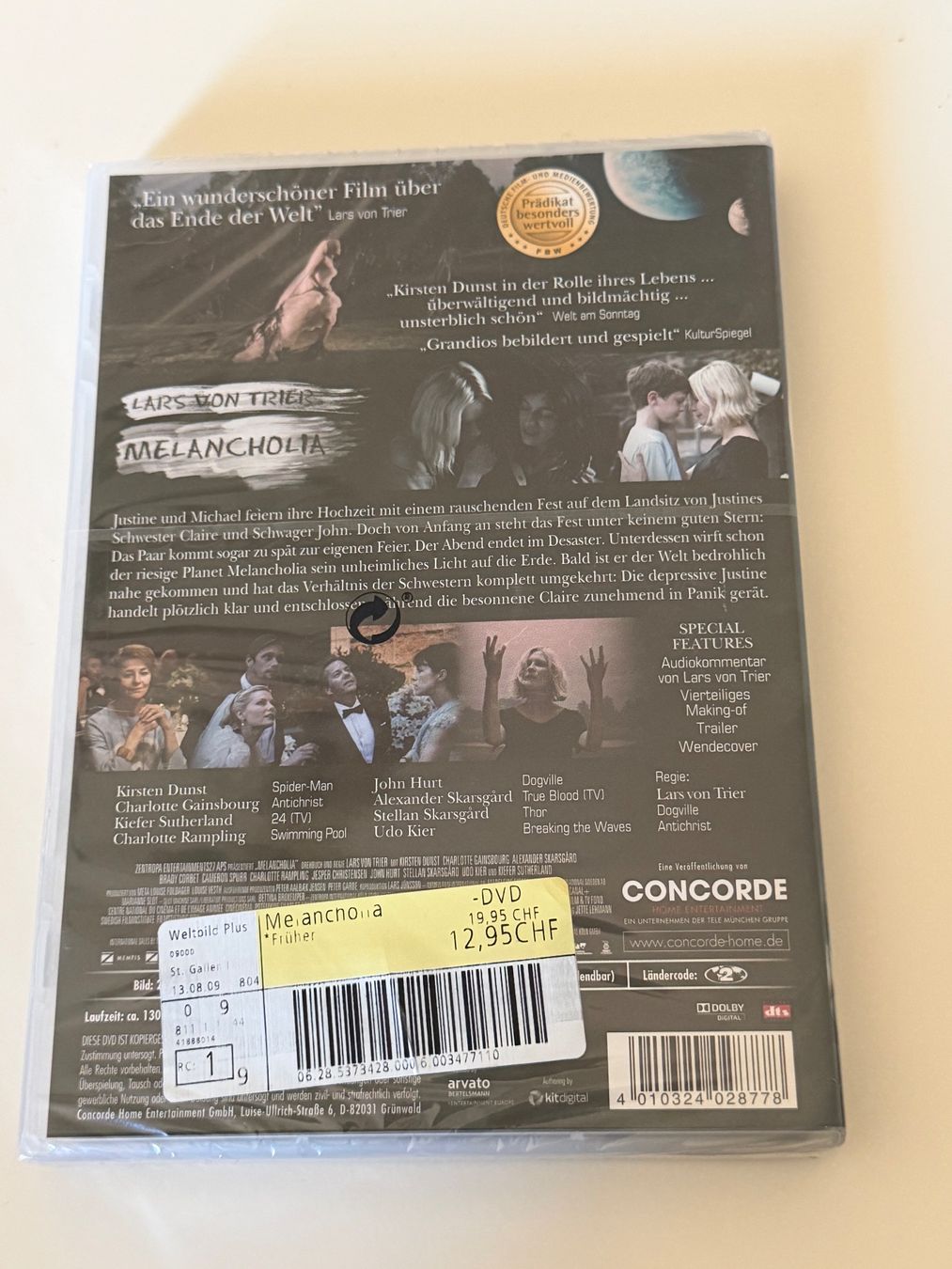 Alle DVDs: Melancholia DVD Lard von Trier - Neu – Neu und originalverpackt aus Altstätten SG von sheamus 1