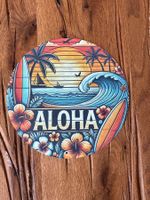 Aloha From Hawaii - Rundes Blechschild - 20 CM - neu!!!