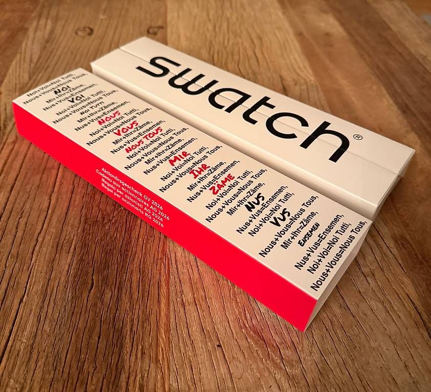 Swatch Orologi: Swatch Aktionärsuhr 2026 – Usato da Kriens venduto da Rina456 2