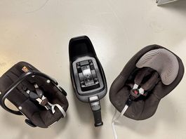 Maxi Cosi Station, Babyschale und Sitz (braun)