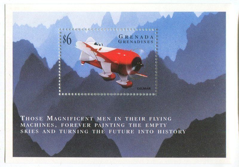 Tous les timbres: Block "Flugzeuge". Grenada. – Neuf avec emballage d'origine à Basel par Butsch5