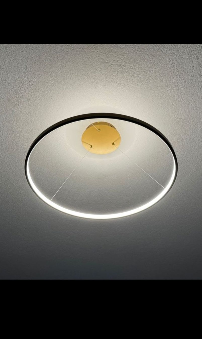 Lampadari & plafoniere: Decken Lampe Halo, LED, gold – Nuovo e nell'imballaggio originale da Bern venduto da tab_5mqd 1