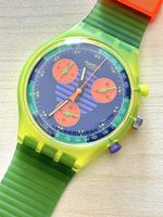 Swatch Neo Wave Chrono Uhr gute Zustand