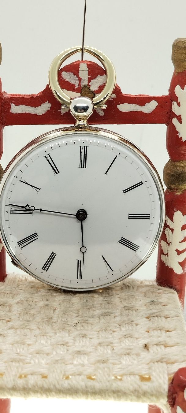 Orologi: montre de poche 19eme siècle argent – Usato da La Chaux-de-Fonds venduto da jac_9llg