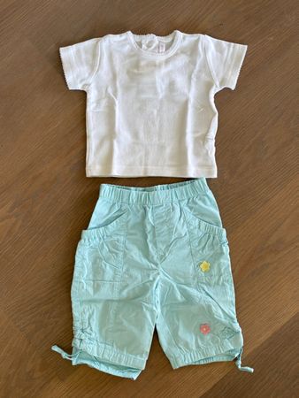 Sommer-Set (T-Shirt & Hose) für Mädchen, Grösse 62....