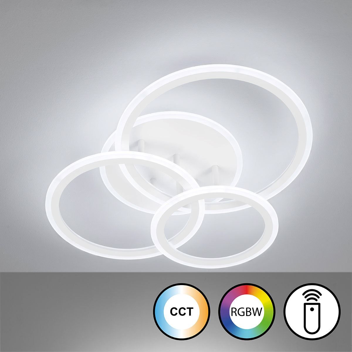 Lampadari & plafoniere: LED Deckenleuchte, Dimmer, 60 cm x 51 cm – Nuovo (secondo la descrizione) da Kreuzlingen venduto da Smart-Light