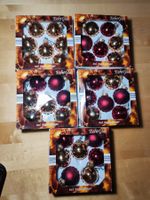 Neue Christbaumkugeln rot/gold in OVP