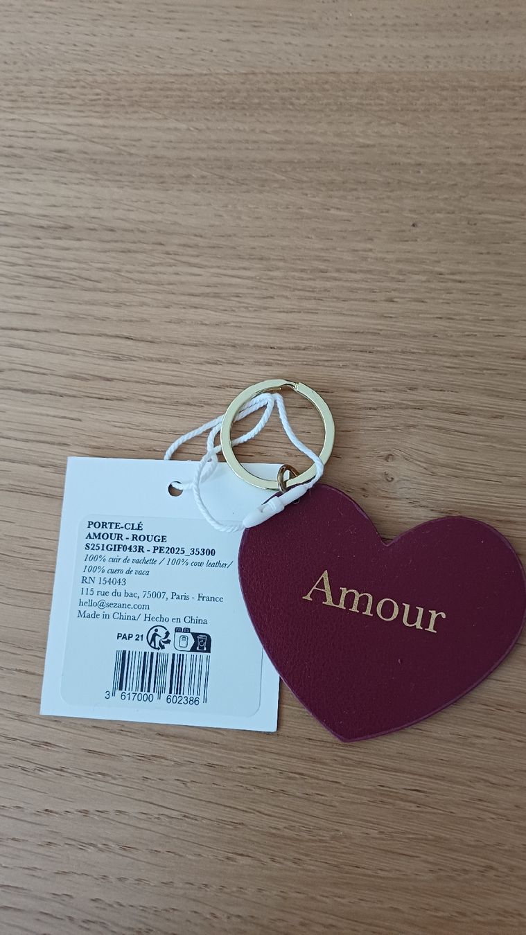 Sezane Porte-clés: Porte clés Amour Sezane – Neuf avec emballage d'origine à Genève par njia 2