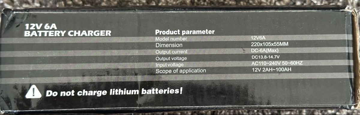 Caricabatterie: Neues 12V 6A Batterieladegerät – Nuovo (secondo la descrizione) da Luzern venduto da claiudiu 4