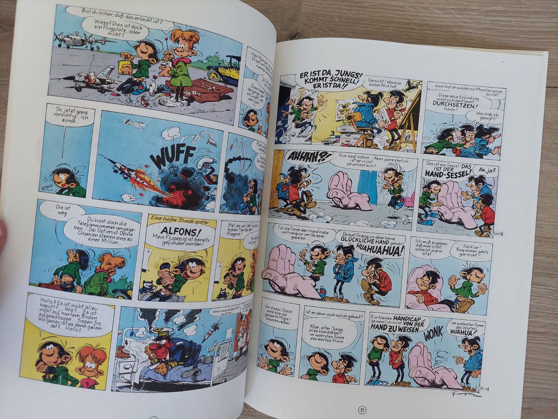 Comics: 2 Comics Gaston – Gebraucht aus Obfelden von Foto_Bild_Kunst_Buch 1
