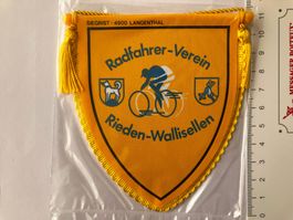 Vintage Fanion/Wimpel   RADFAHRER-VEREIN  RIEDEN-WALLISELLEN