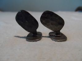 Schlichte Manschettenknöpfe 800 Silber