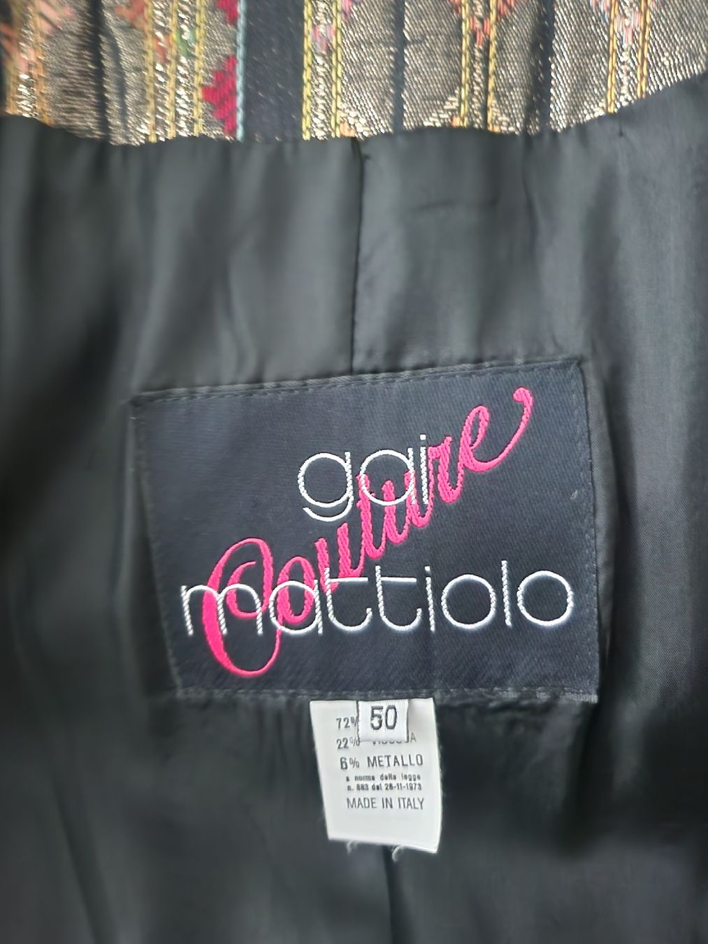 Giacche: Giacca GAI MATTIOLO COUTURE – Usato da Morbio Inferiore venduto da vin_fdj2 6