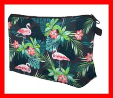 Flamingo Necessaire Love Tier Zoo Herz Kulturbeutel Tasche
