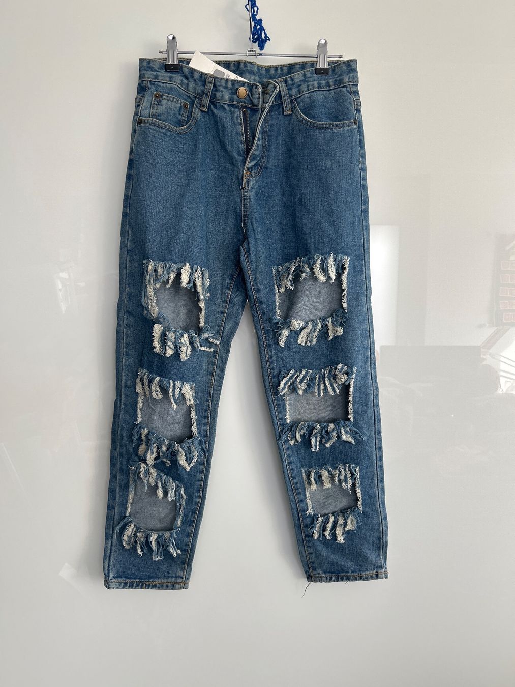 Jeans: Jeans Destroyed Look Gr L Neu – Nuovo e nell'imballaggio originale da Regensdorf venduto da Spyke55 1