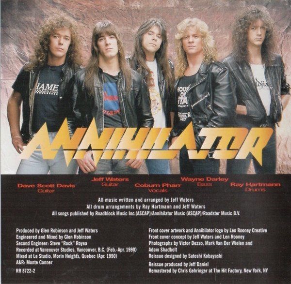 CD: CD/ ANNIHILATOR : NEVER, NEVERLAND (1998) REMASTERS - METAL – Nuovo (secondo la descrizione) da Geuensee venduto da Dougenegger 2