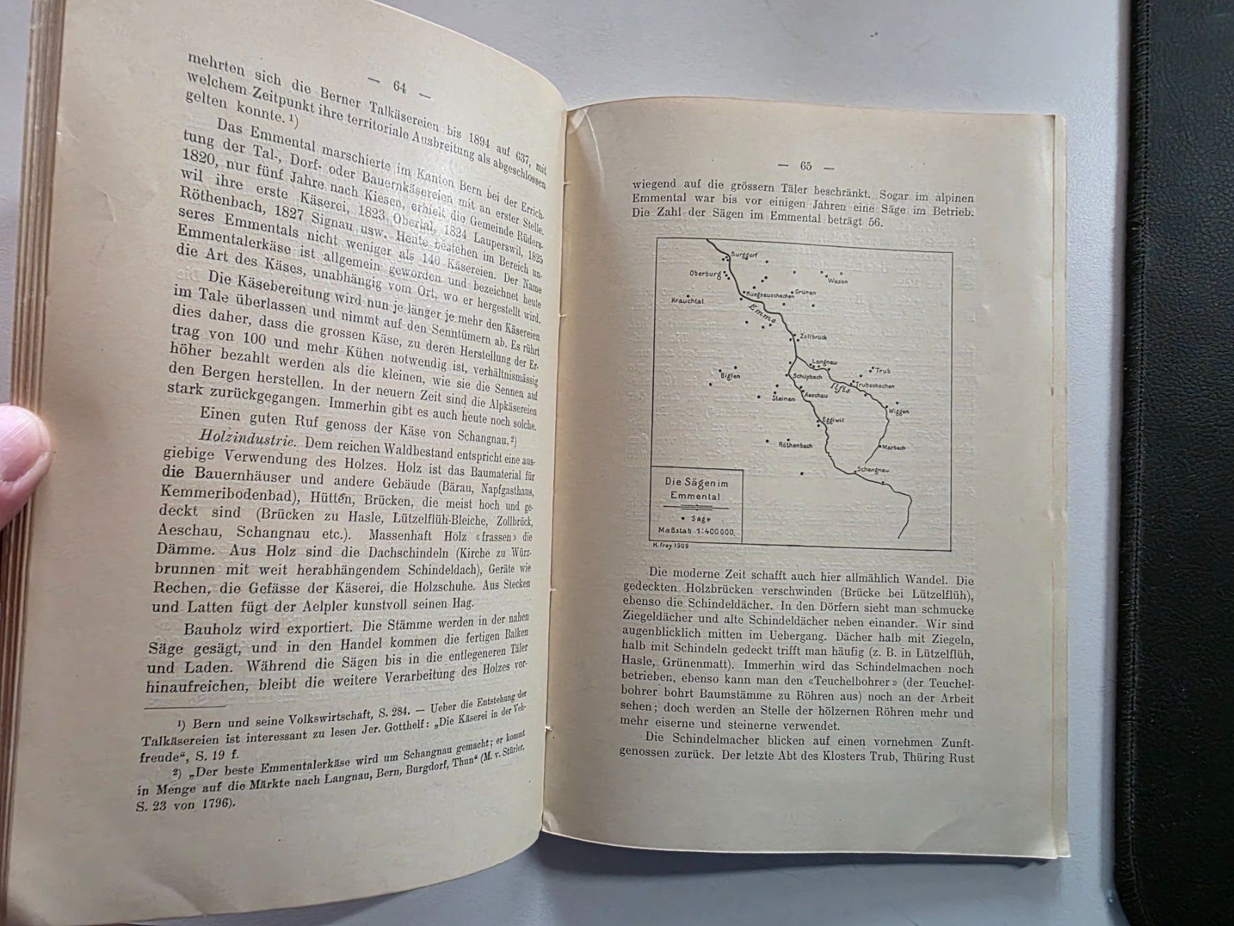 Bücher: Das Emmental Versuch einer geographischen Monographie 1910 – Gebraucht aus Walterswil BE von Lonitti 7