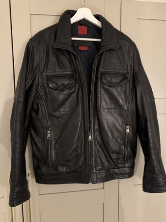 Braune Herren Lederjacke Grösse M