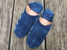 Babouches: Stoff Mali (37)-Sale
