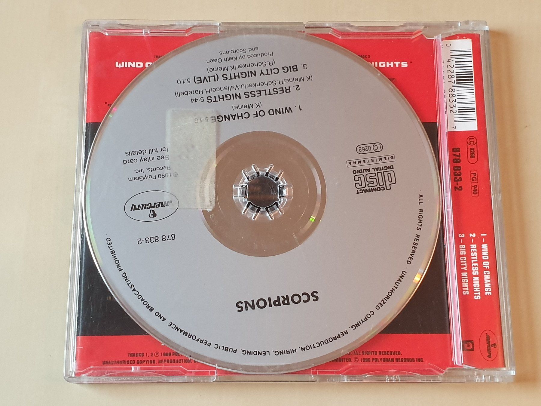 CDs: Scorpions Wind of Change – Gebraucht aus Stansstad von collectorsshop 1