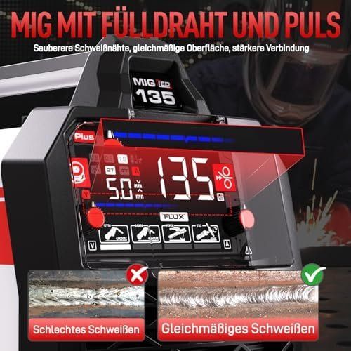 Saldatori: Kompakt Schweissgeraet 135A 4 in 1 Set – Nuovo e nell'imballaggio originale da Hundwil venduto da Stallone5 3
