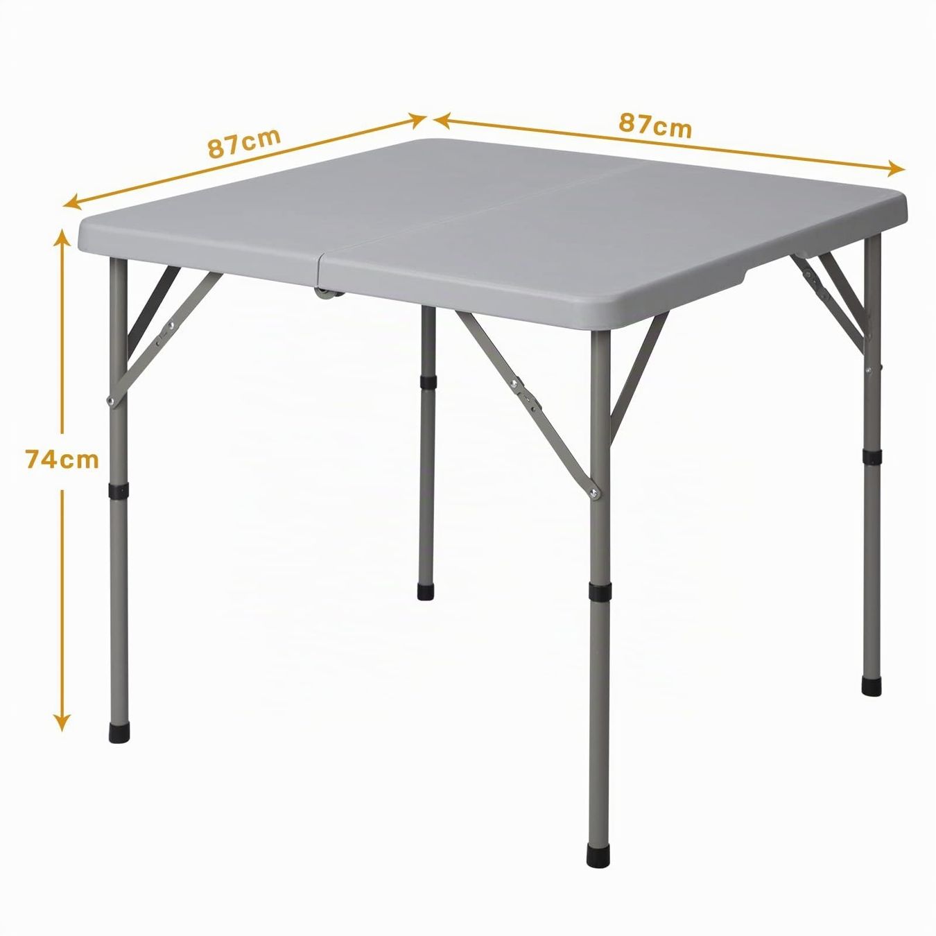 Tische: Klapptisch Gartentisch Campingtisch quadratisch 87x87cm – Neu und originalverpackt aus Basel von EchoPeak 2