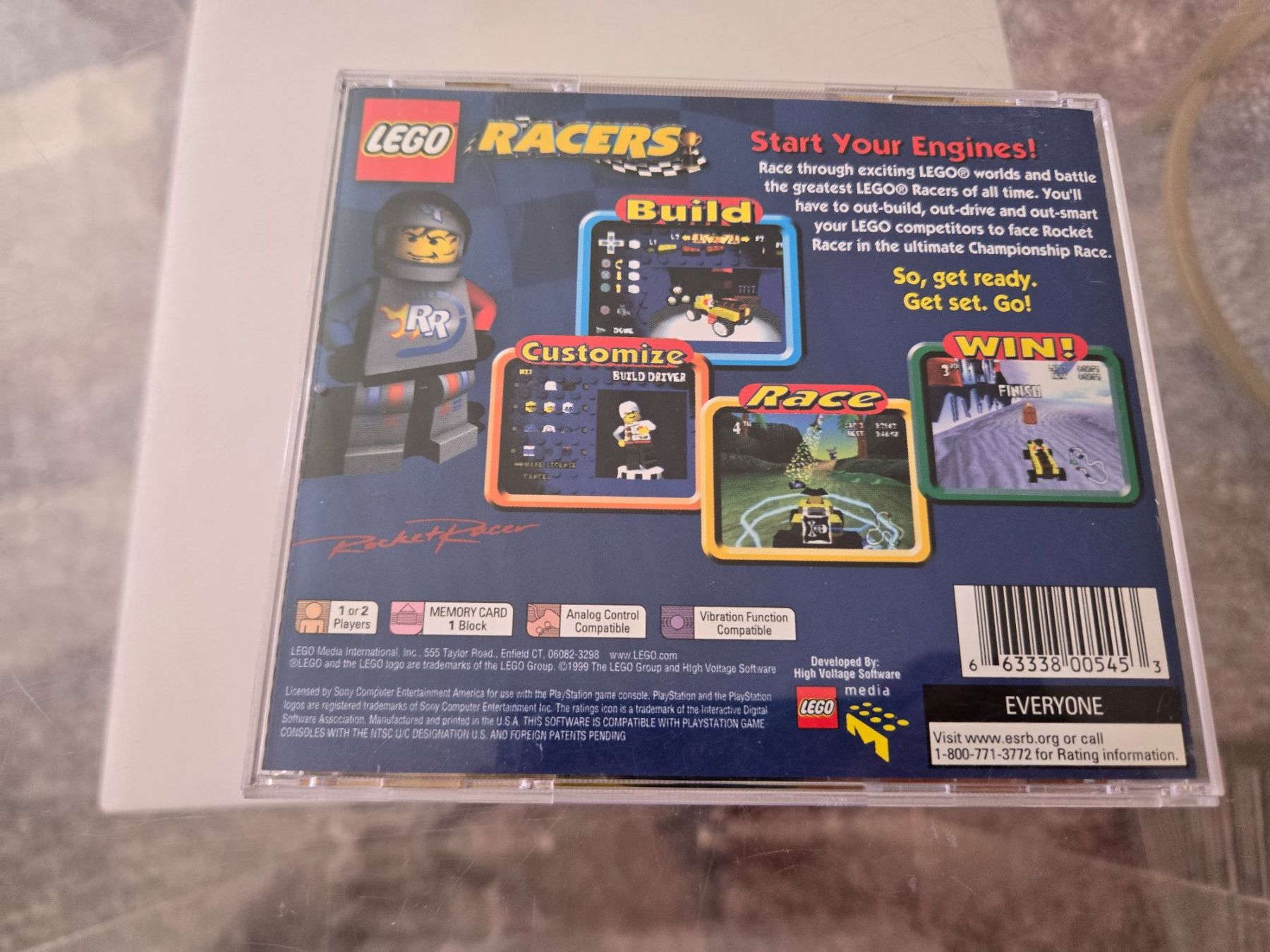 Spiele: Lego Racers PS1 (NTSC) – Gebraucht aus Bussigny von Kfdlt 1