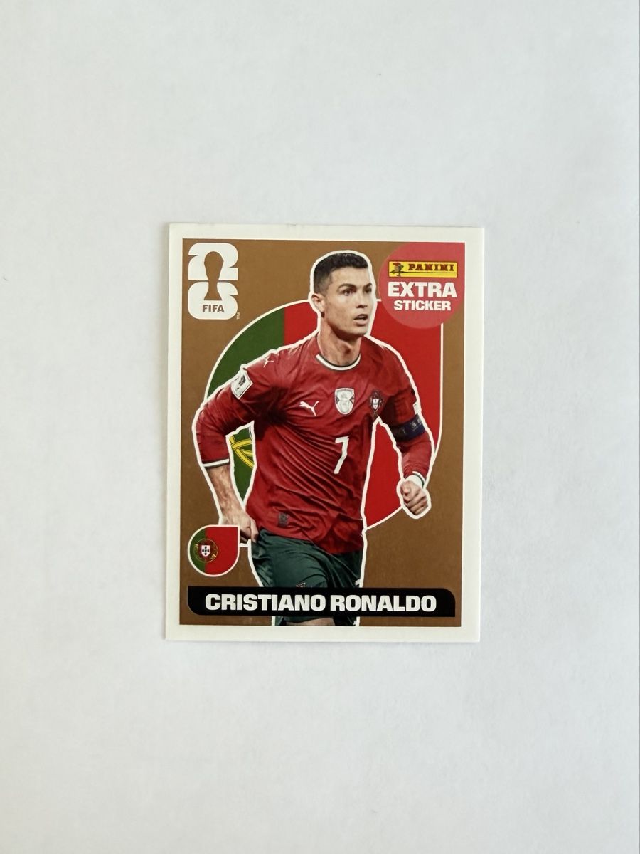 Panini Carte collezionabili: Extra Sticker Panini - CRISTIANO RONALDO – Nuovo e nell'imballaggio originale da Bassecourt venduto da Eagle1903
