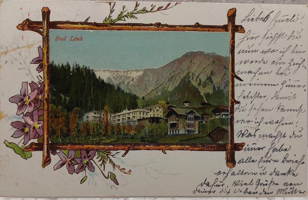 Ansichtskarten: BAD LENK - 1902 – Gebraucht aus Delémont von Domdom1