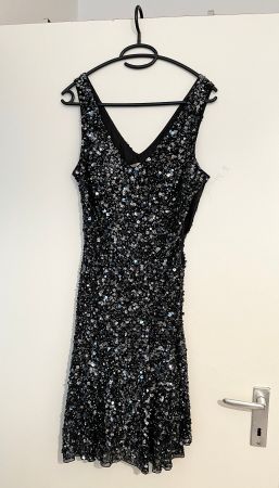 Damen Abendkleid mit Pallietten Grösse M