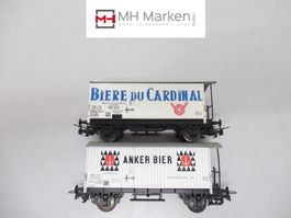 Liliput 24852/24951 gedeckte Güterwagen Bier SBB CFF FFS DC