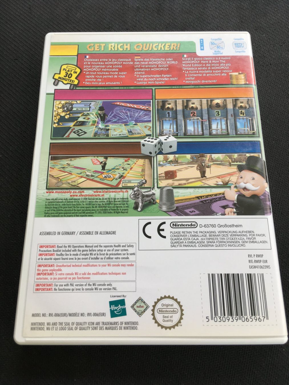 Nintendo Giochi: Monopoly - Nintendo Wii – Usato da St.Gallen venduto da Punktchen01 1