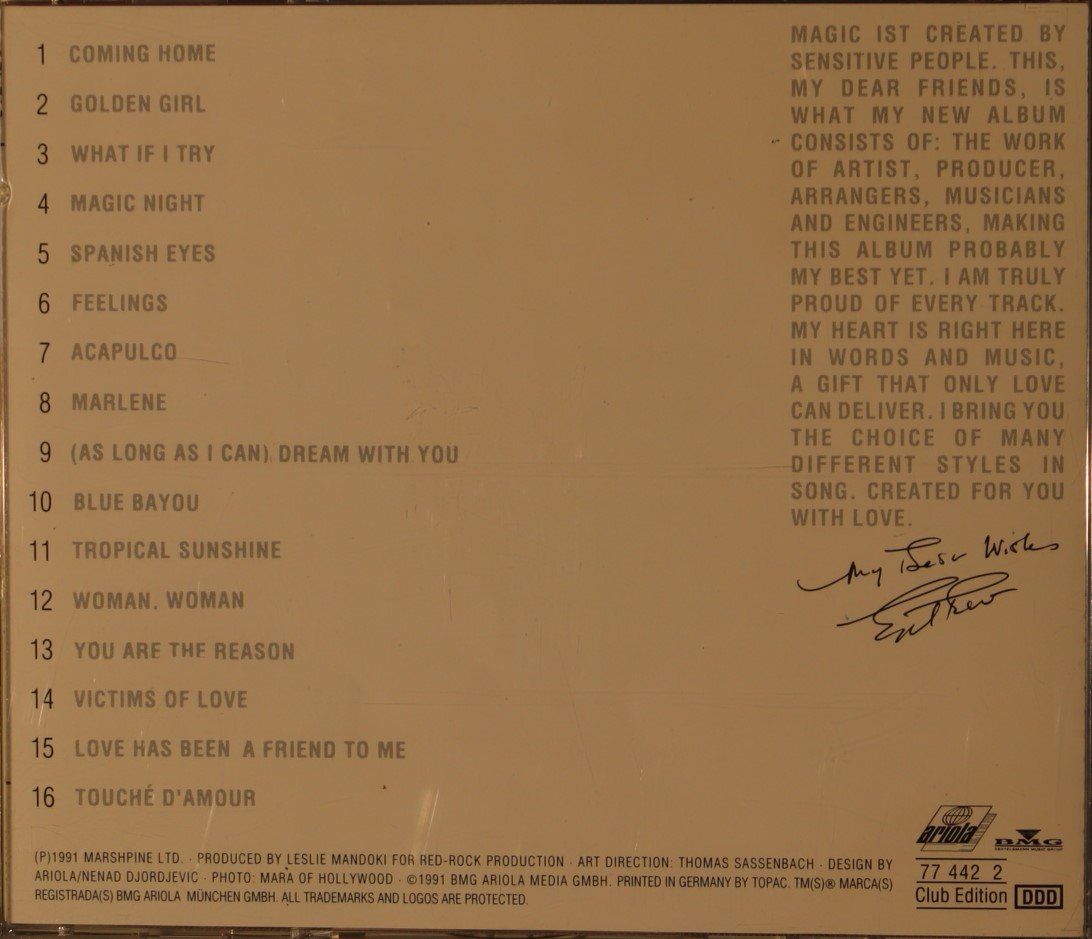 CD: Engelbert – Träumen Mit Engelbert 2 – Usato da Luzern venduto da CONTENTI 2