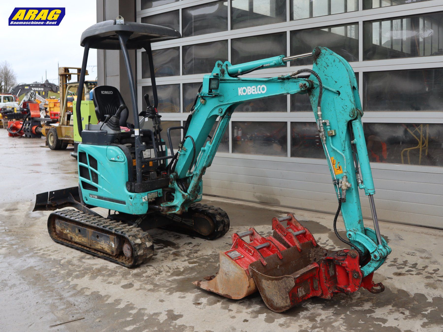 Kubota Escavatori: Kobelco SK17 SR-3E Minibagger – Usato da Hasle LU venduto da Arag08 2
