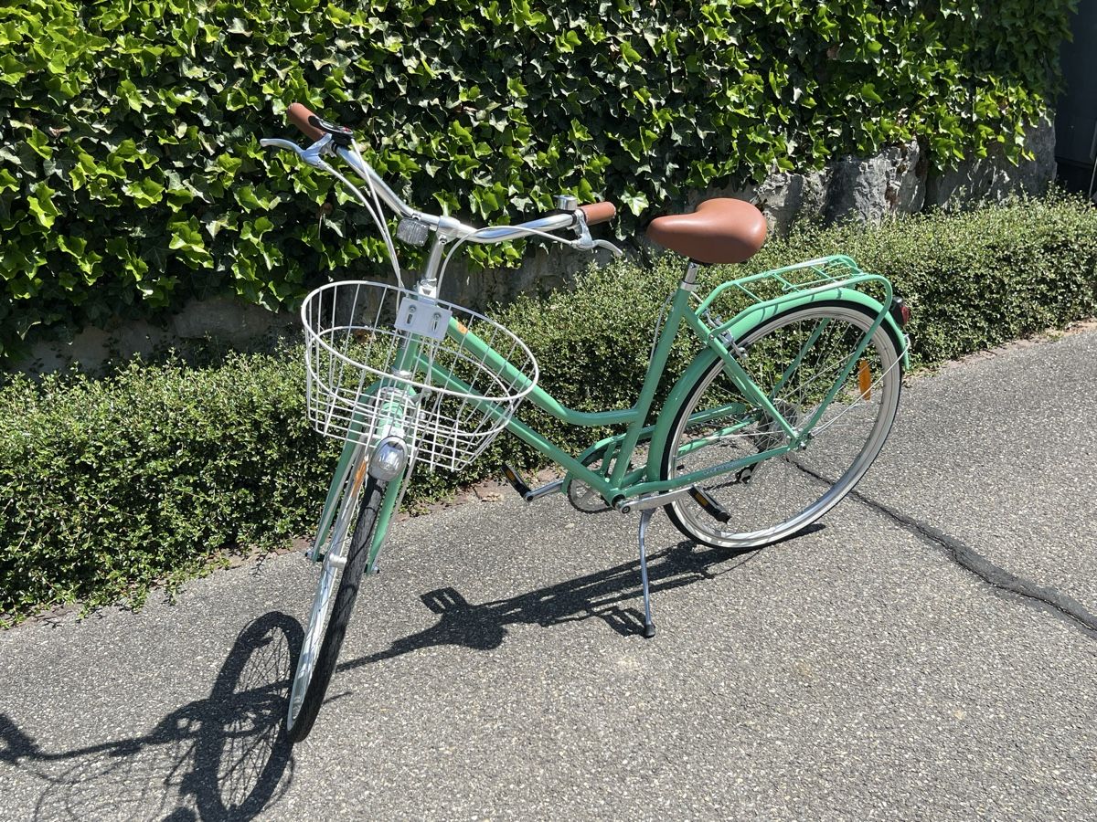 Velos: Damen Fahrrad Gangurru Bella Deluxe Vintage-Fahrrad mintgrün – Neu (gemäss Beschreibung) aus Ittenthal von kitty-w1971 1