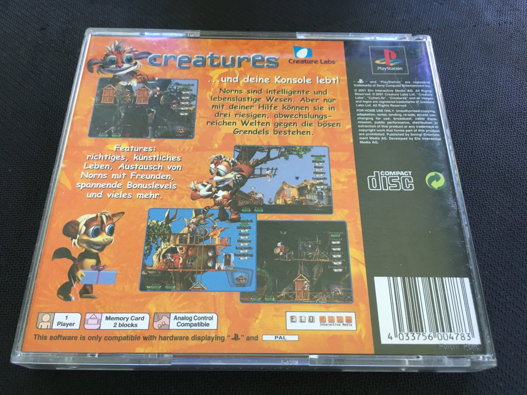 Sony Giochi: Creatures - Playstation 1 / PS1 – Usato da St.Gallen venduto da Punktchen01 2