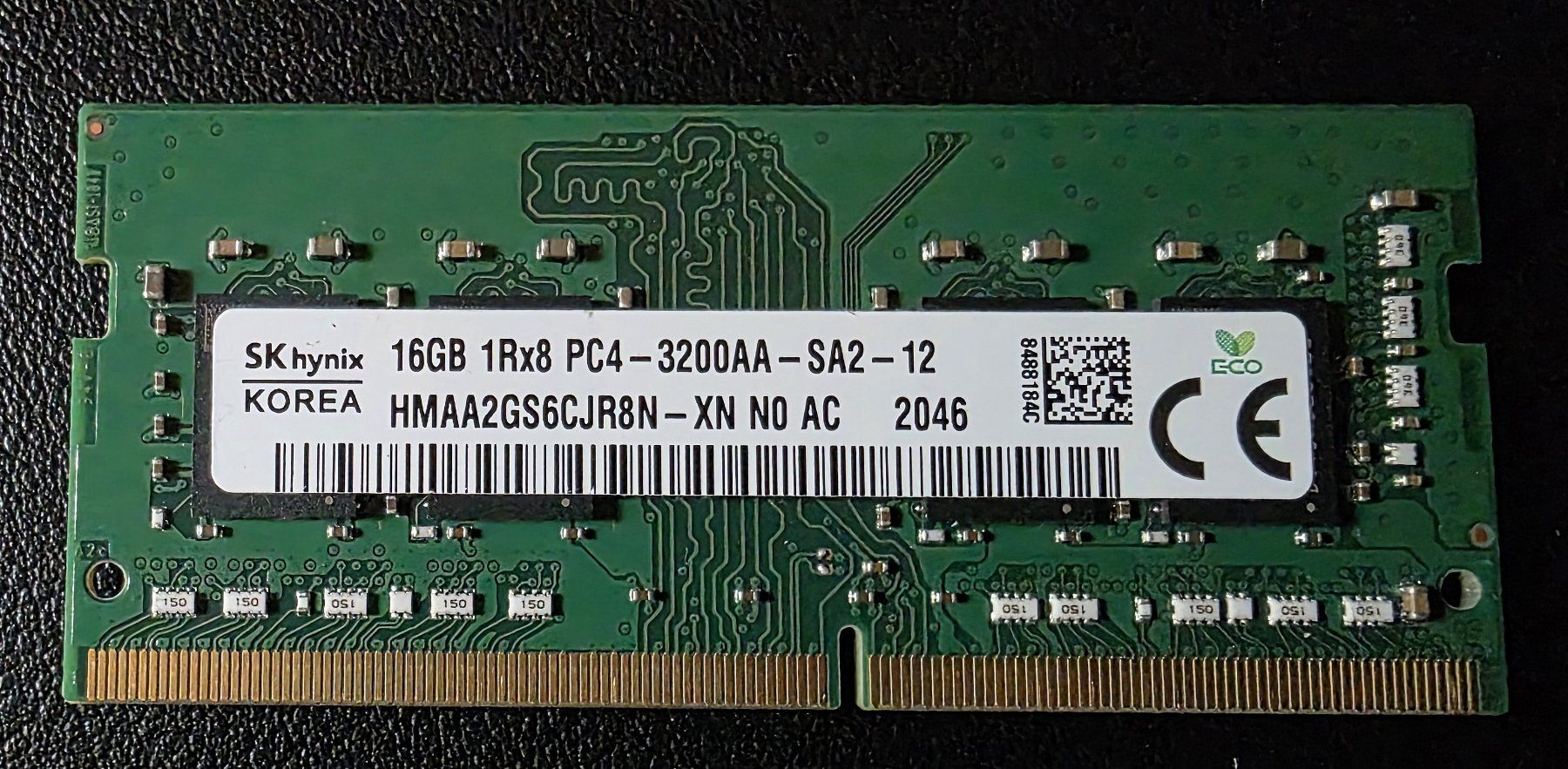 16GB DDR4 SO-DIMM 3200AA SK hynix (Gebraucht) in Luterbach für CHF