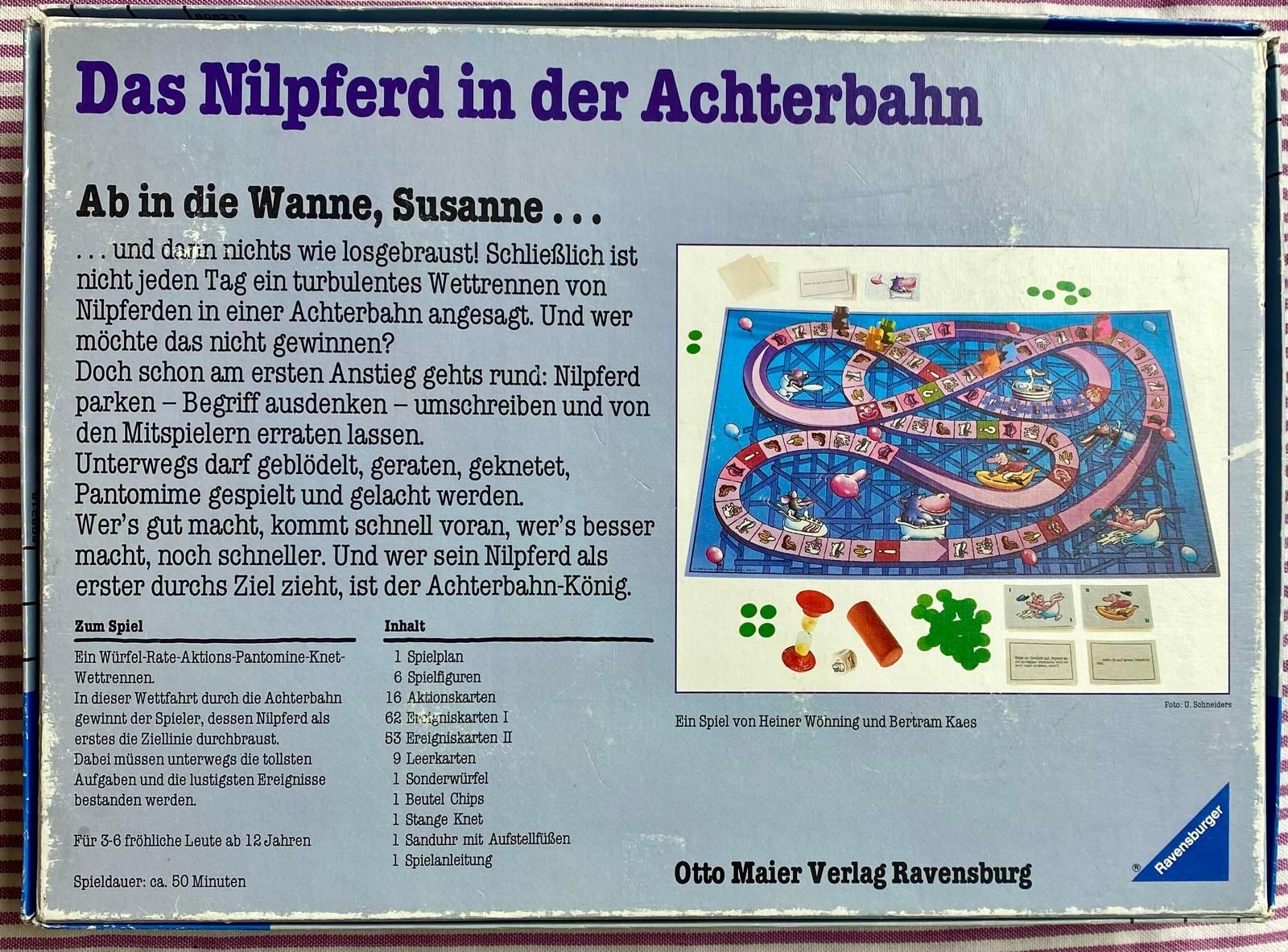 Ravensburger Spiele: Ravensburger: Das Nilpferd in der Achterbahn – Gebraucht aus Krauchthal von SamsPuce 1