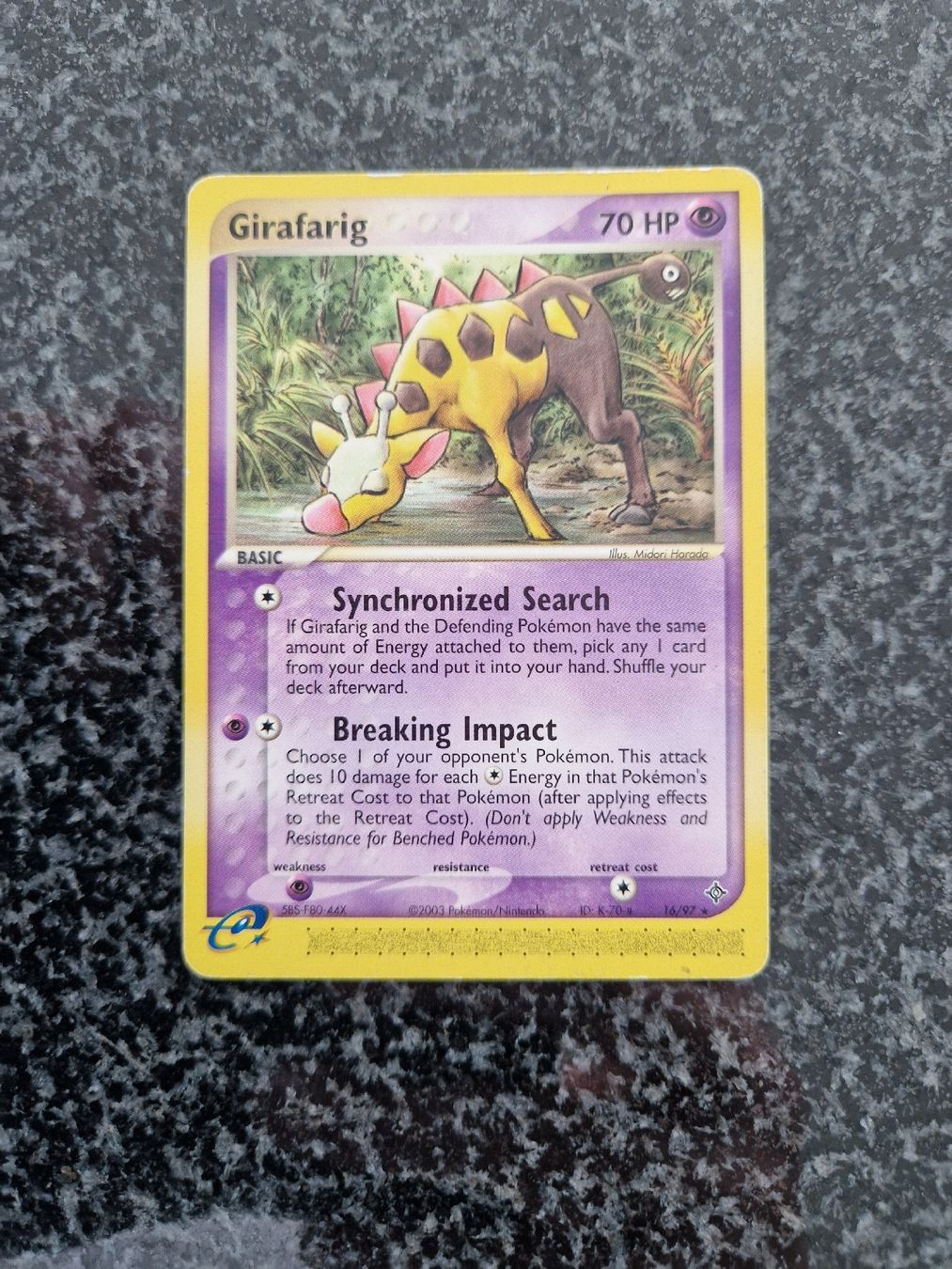 Pokémon Sammelbilder & Trading cards: Girafarig - Dragon - EN - Ab 1 – Gebraucht aus Romont FR von raj_sjv9