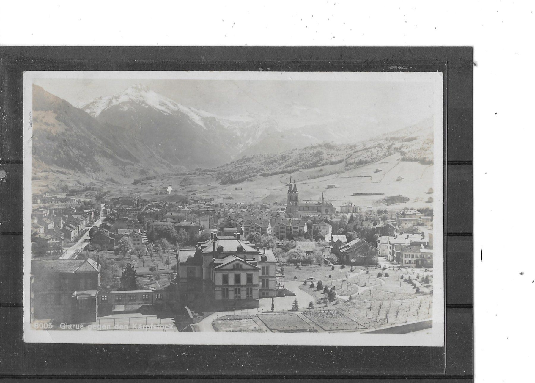 Ansichtskarten: GL Glarus 1923 – Gebraucht aus Schocherswil von Wilare