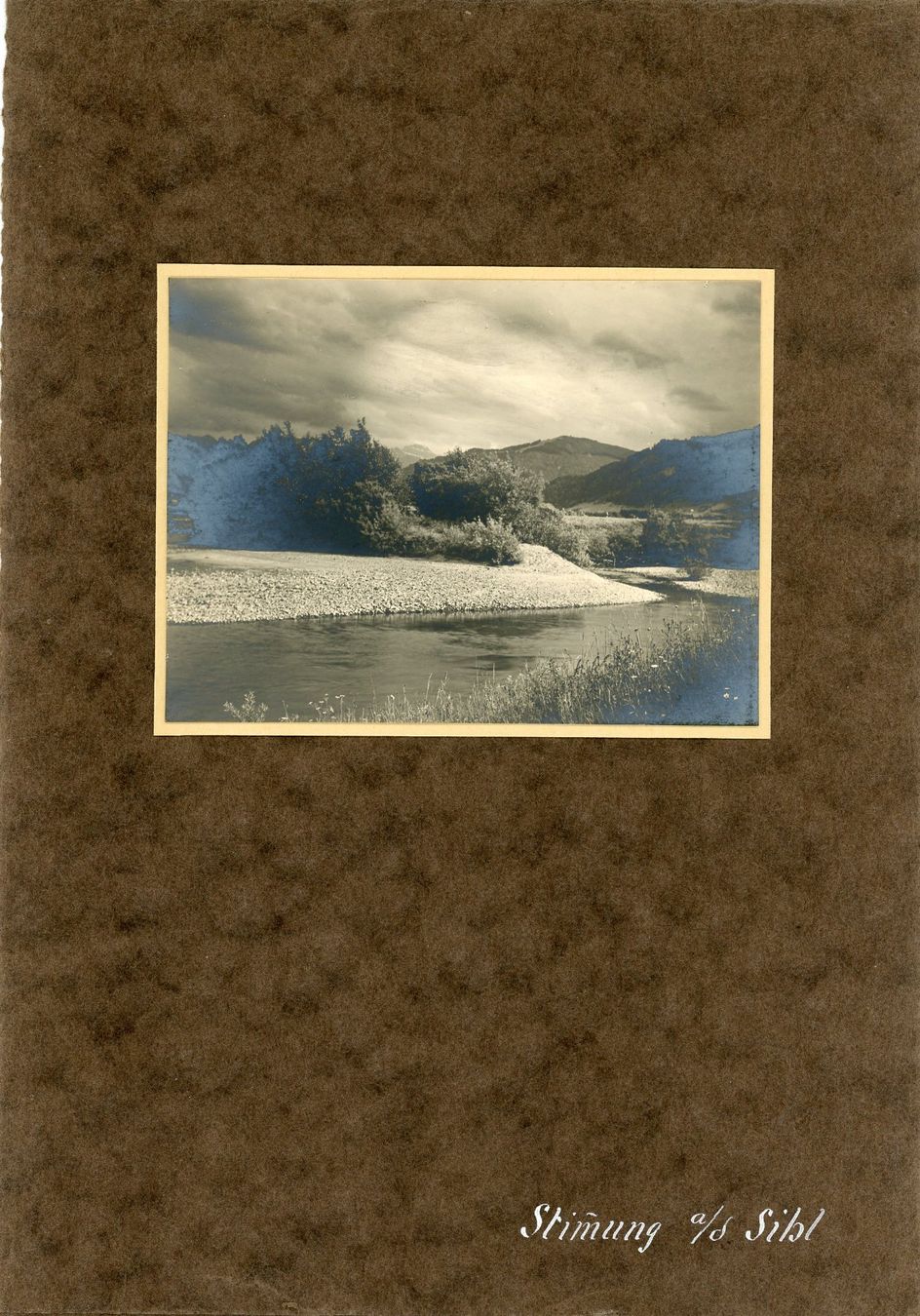 Cartoline postali: Einsiedeln - Stimmung an der Sihl - 1919 – Usato da Einsiedeln venduto da otm_7s5v