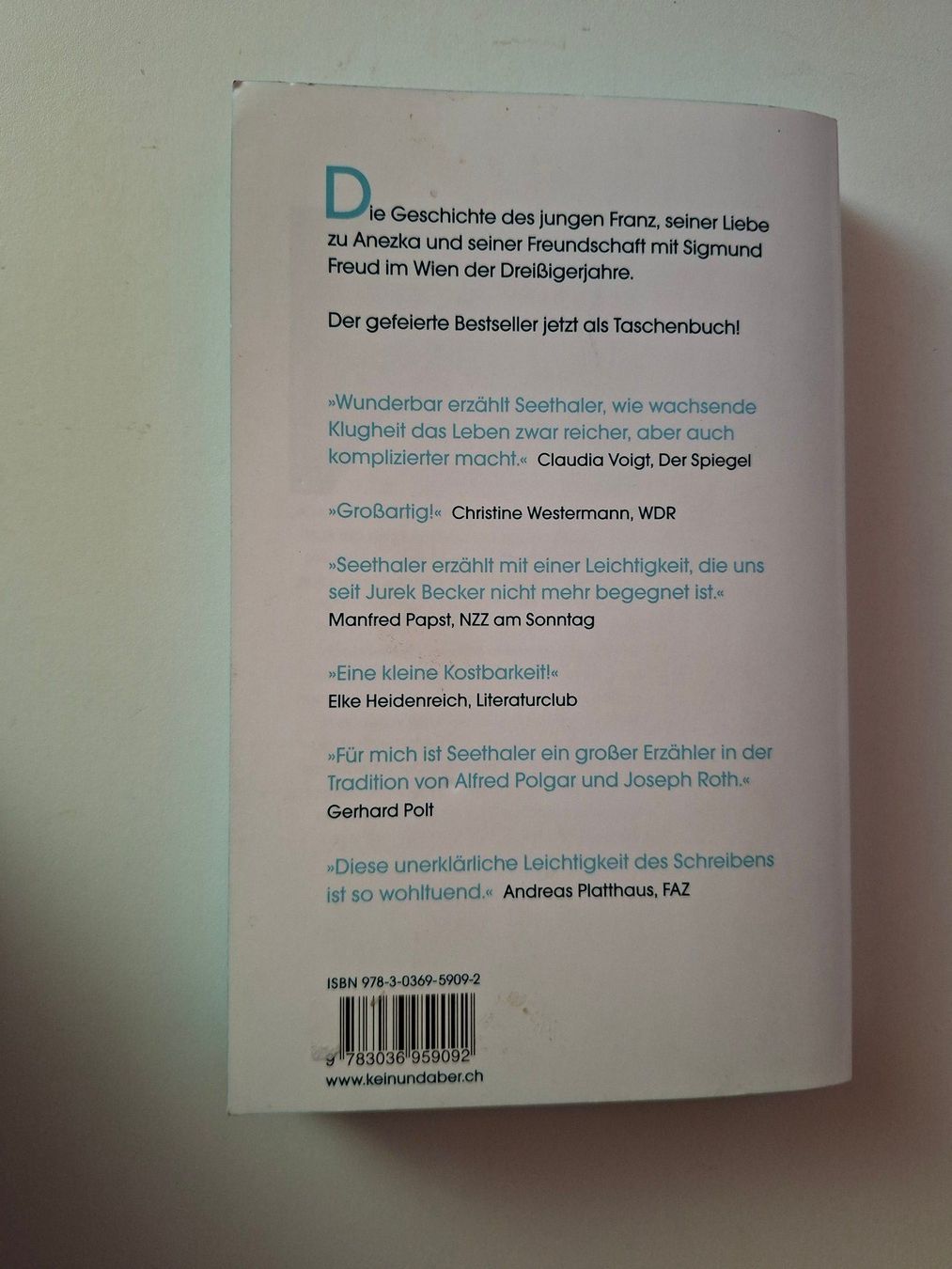 Bücher: Robert Seethaler "Der Trafikant" – Gebraucht aus Dietikon von Buchantiqdietikon 1