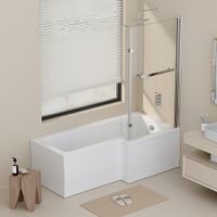 8927 - Badewanne TURI links Bad Wanne Badezimmer 170x85cm